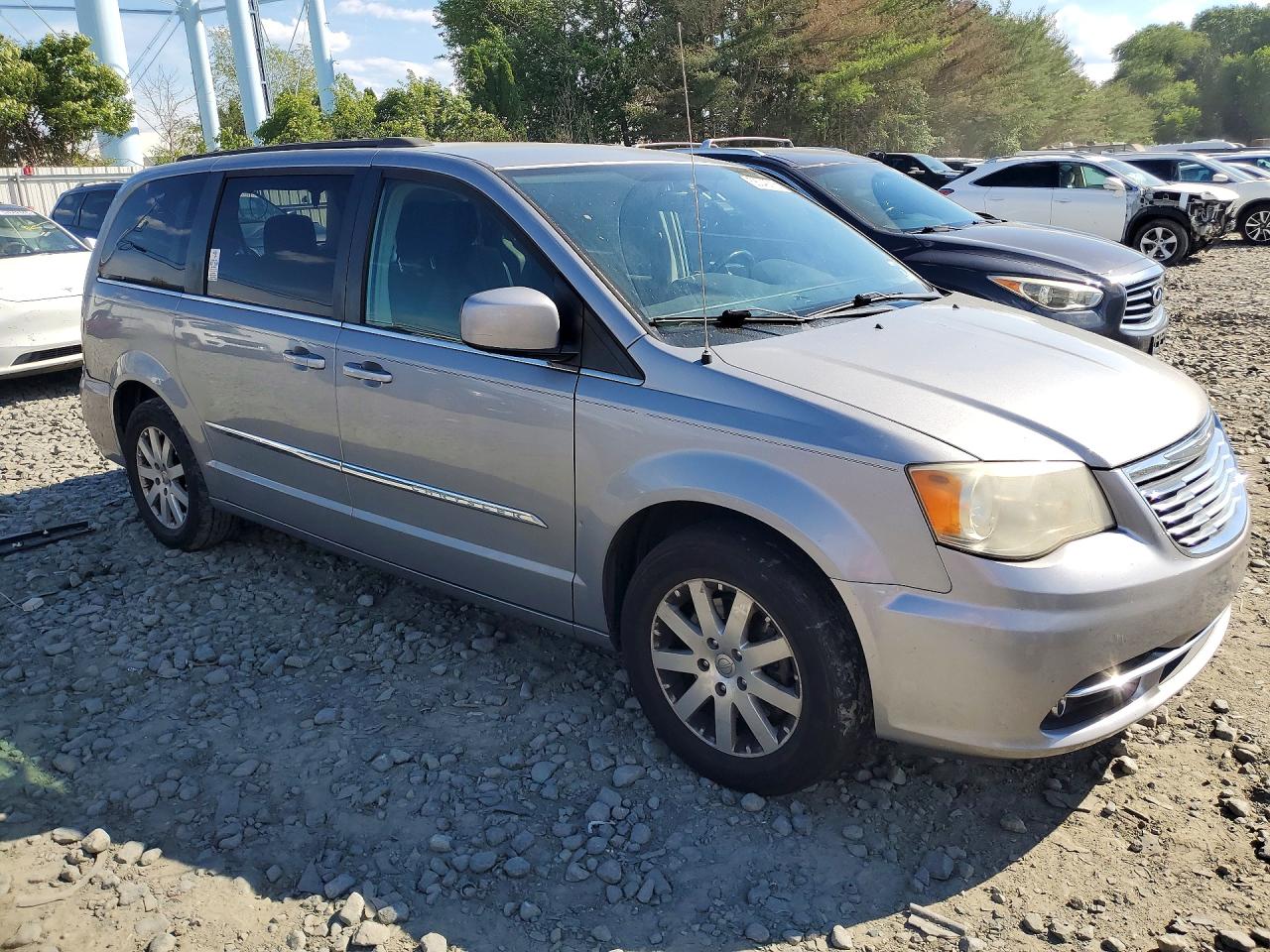 2013 Chrysler Town & Country Touring Серебряный vin: 2C4RC1BG3DR547838