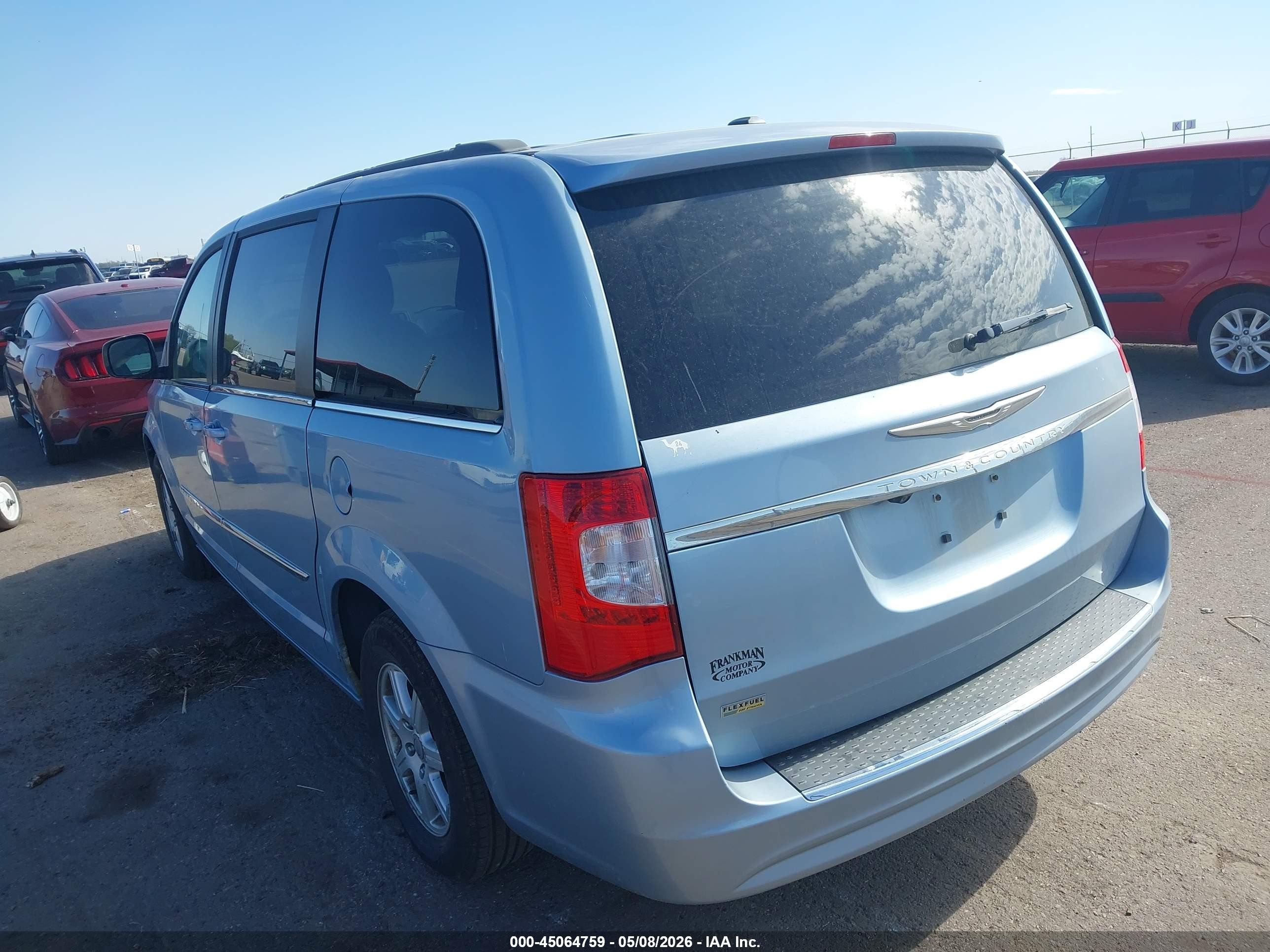 2013 Chrysler Town & Country Touring Blue vin: 2C4RC1BG3DR555180