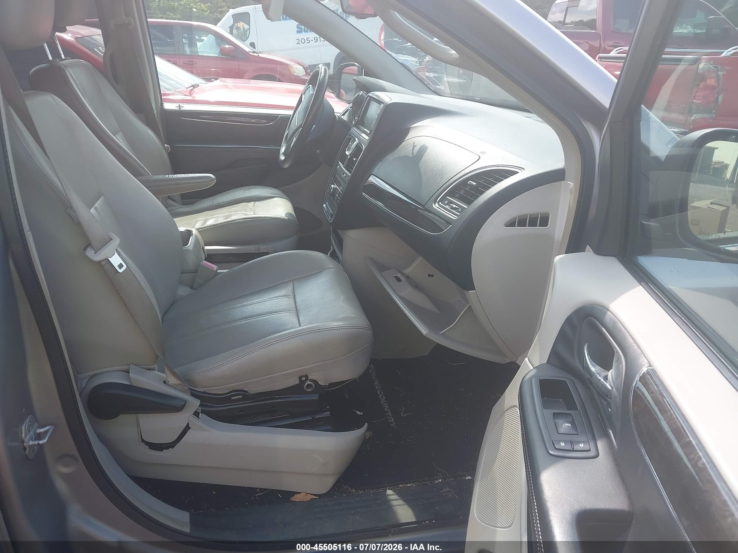 2013 Chrysler Town & Country Touring Gray vin: 2C4RC1BG3DR555745