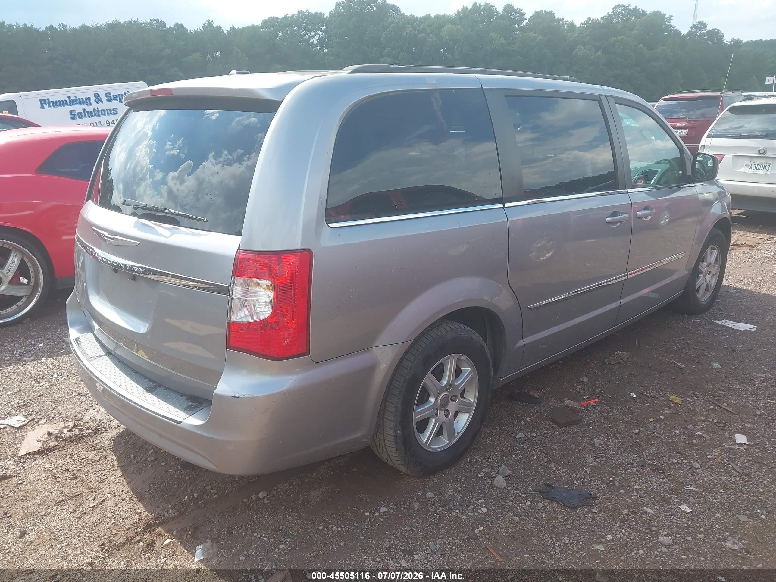 2013 Chrysler Town & Country Touring Gray vin: 2C4RC1BG3DR555745