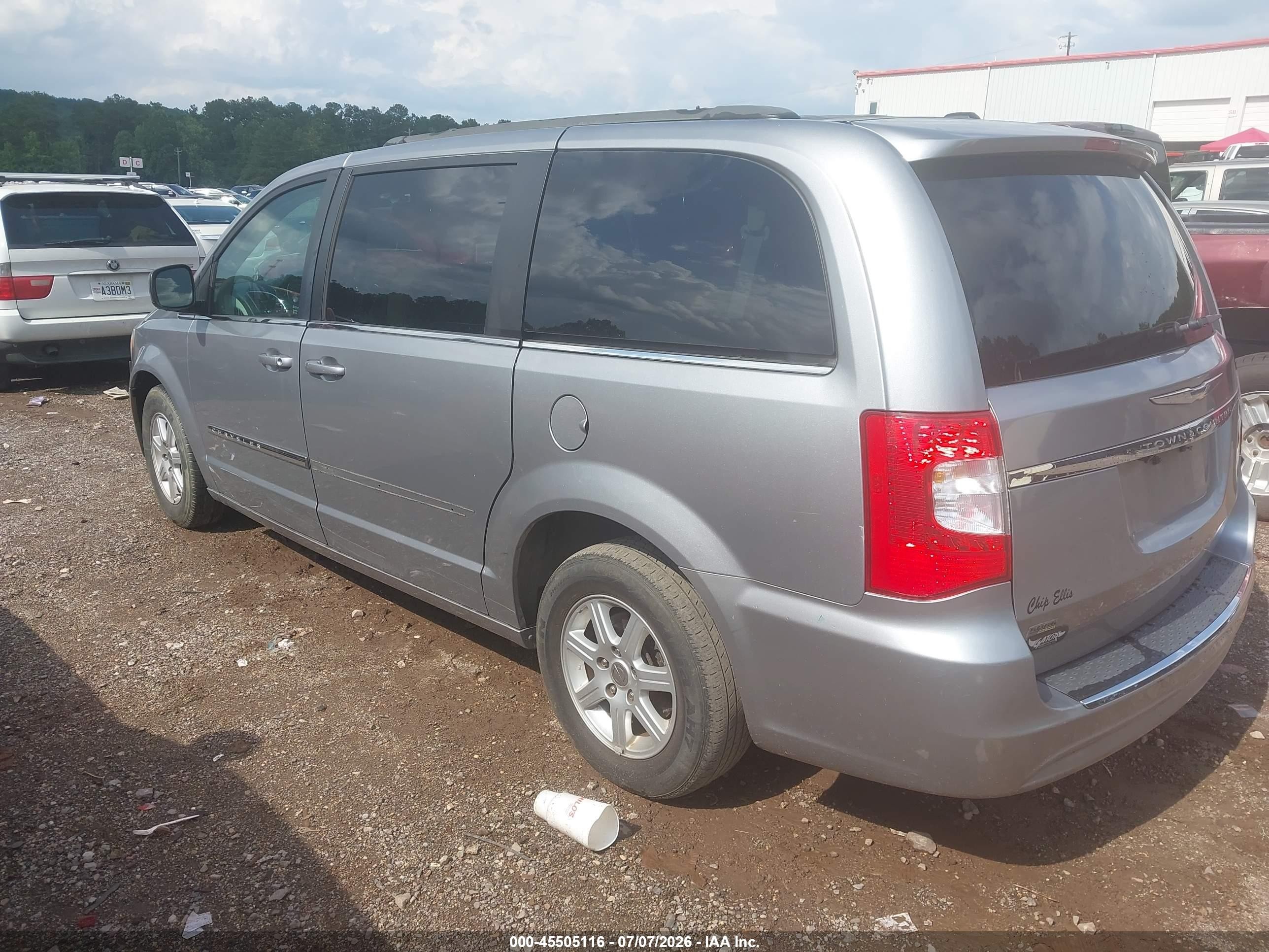 2013 Chrysler Town & Country Touring Gray vin: 2C4RC1BG3DR555745