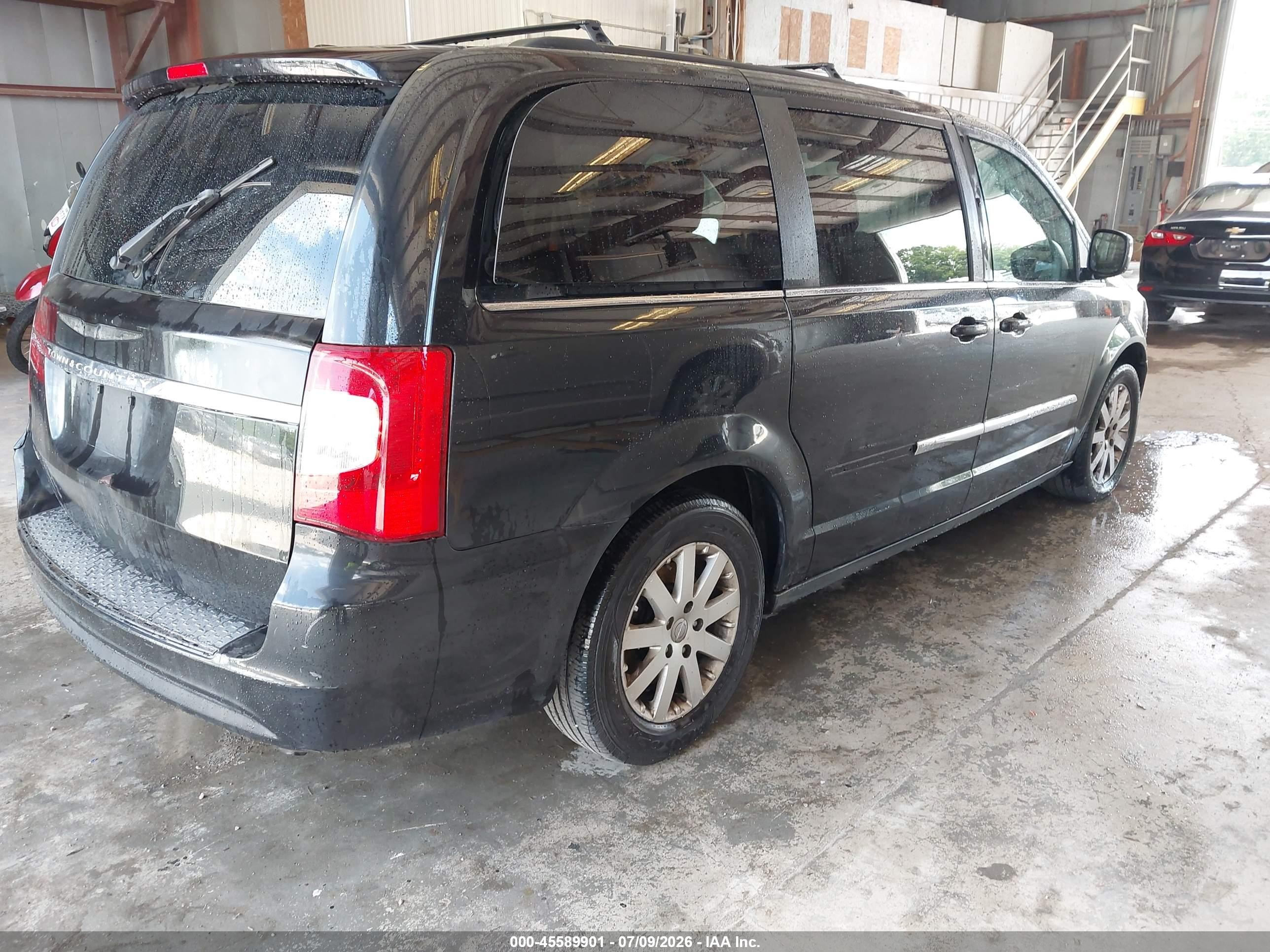 2013 Chrysler Town & Country Touring Черный vin: 2C4RC1BG3DR675254