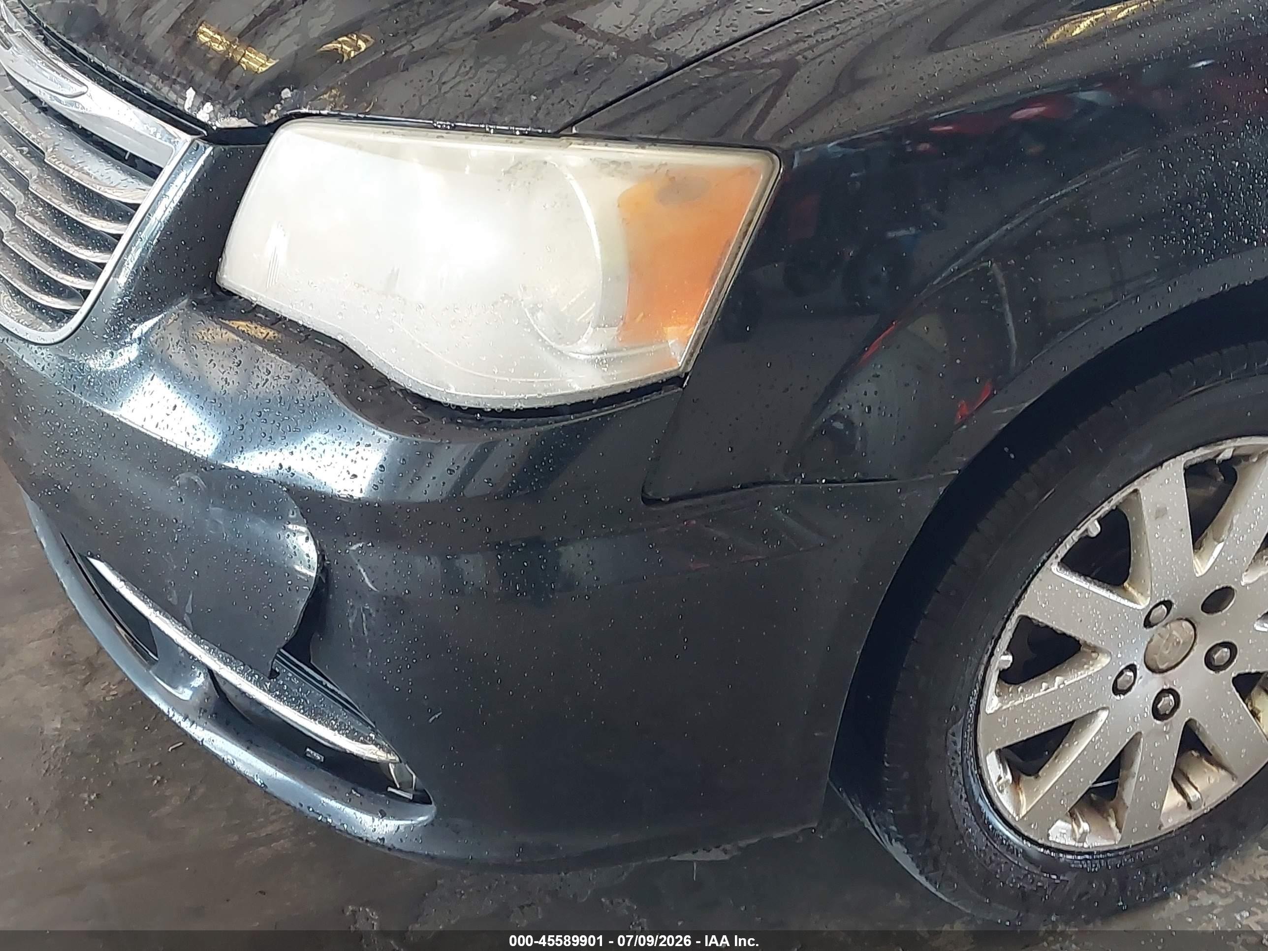 2013 Chrysler Town & Country Touring Черный vin: 2C4RC1BG3DR675254