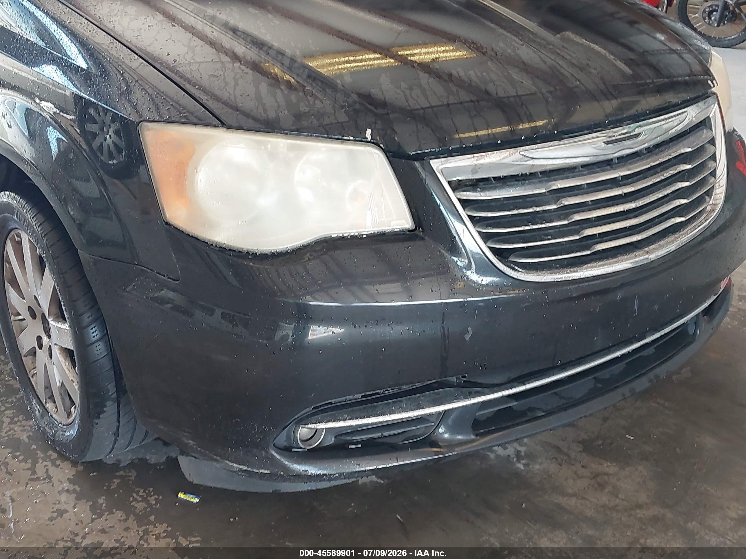 2013 Chrysler Town & Country Touring Черный vin: 2C4RC1BG3DR675254