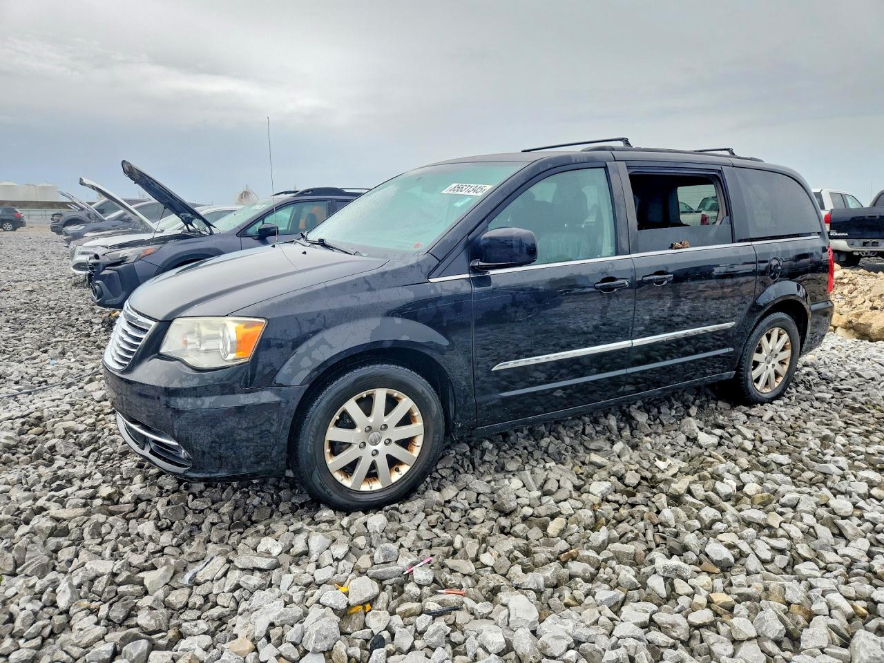 2014 Chrysler Town & Country Touring Черный vin: 2C4RC1BG3ER111556