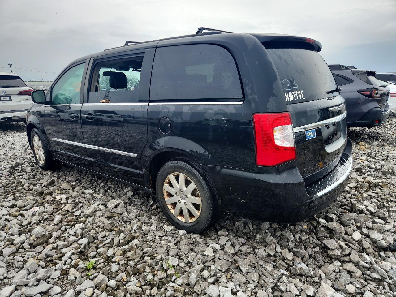 2014 Chrysler Town & Country Touring Черный vin: 2C4RC1BG3ER111556