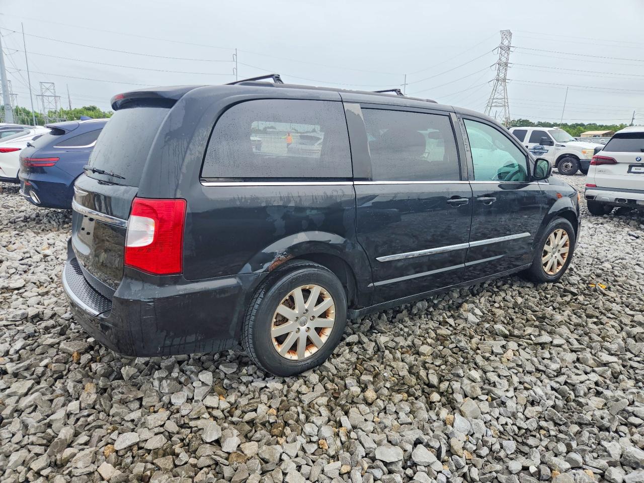 2014 Chrysler Town & Country Touring Черный vin: 2C4RC1BG3ER111556