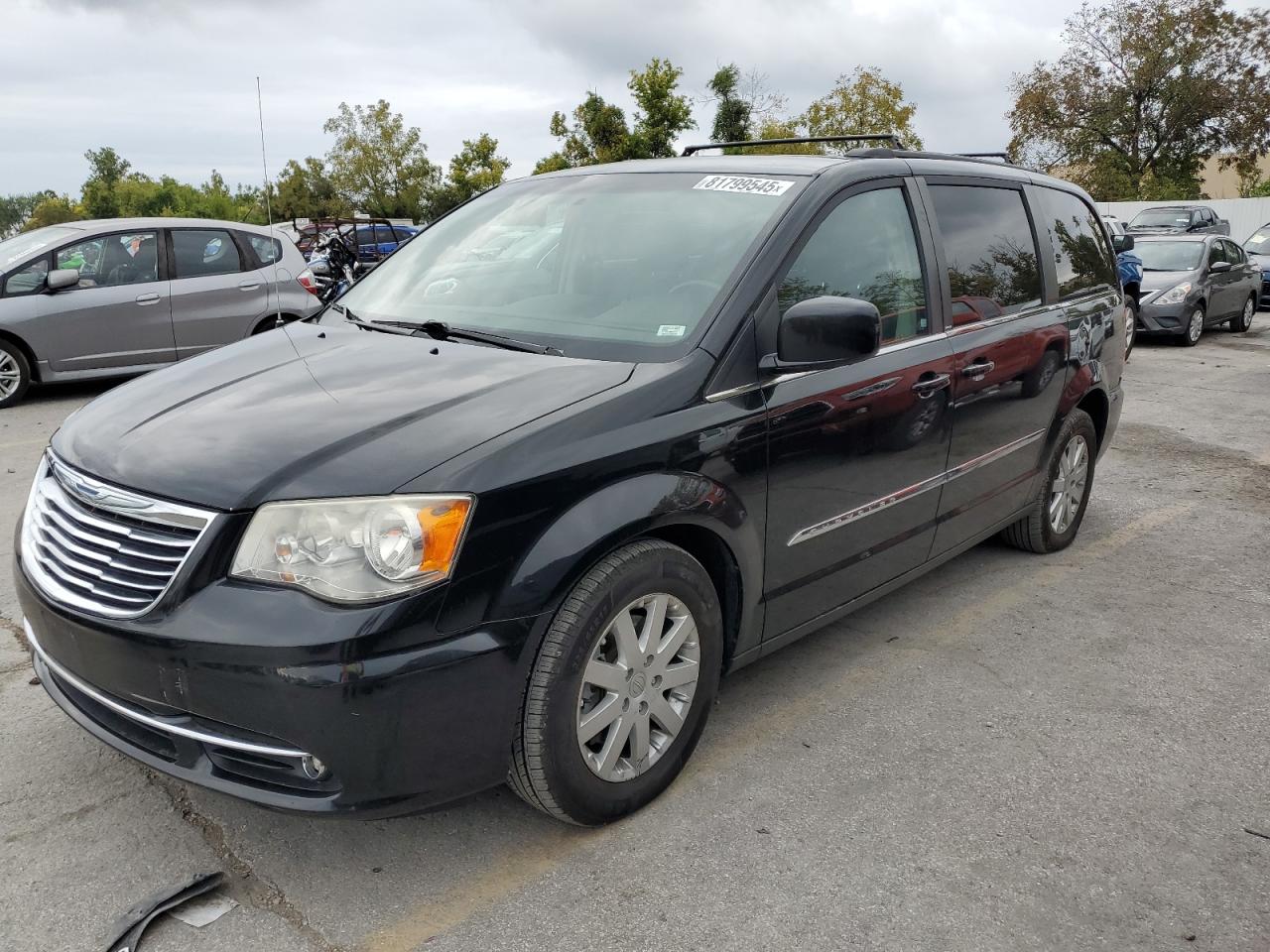 2014 Chrysler Town & Country Touring Черный vin: 2C4RC1BG3ER131192
