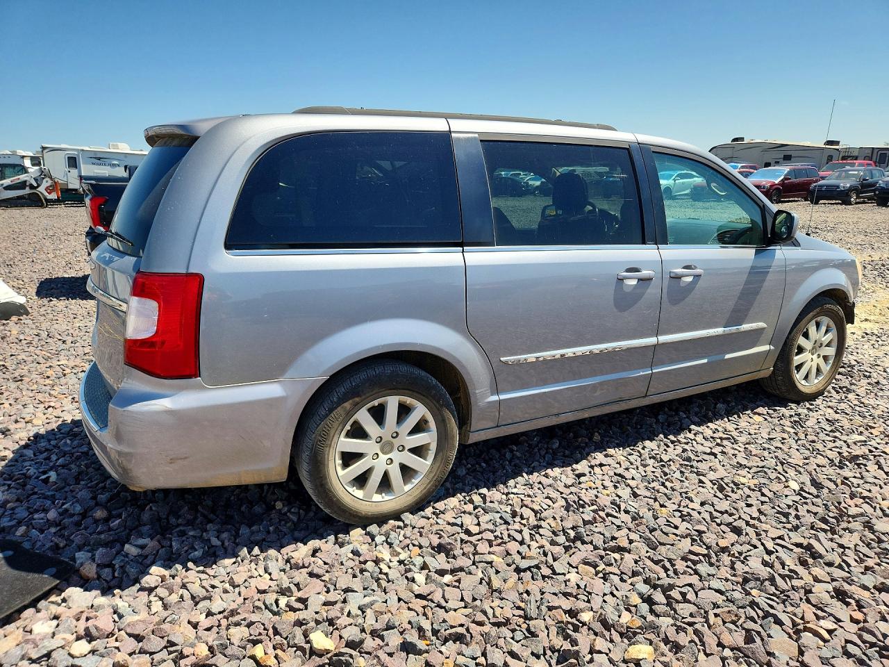 2014 Chrysler Town & Country Touring Silver vin: 2C4RC1BG3ER158005
