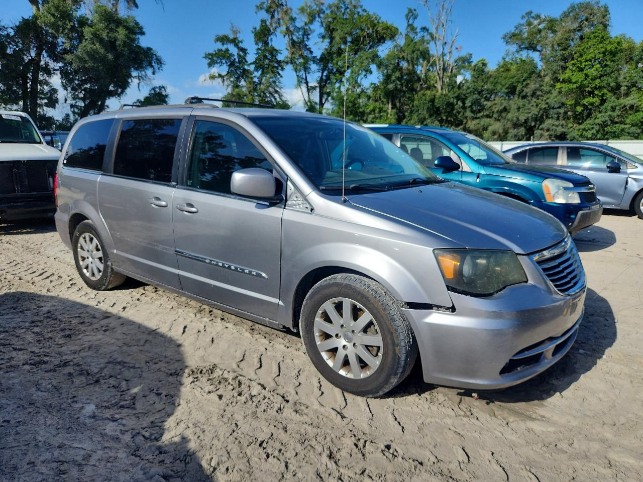 2014 Chrysler Town & Country Touring Серебряный vin: 2C4RC1BG3ER159980
