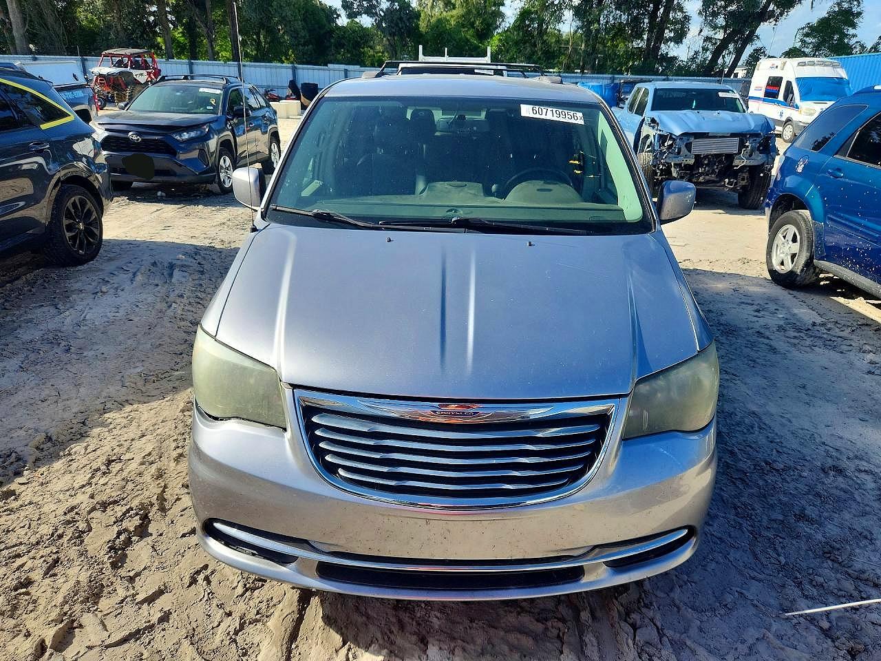 2014 Chrysler Town & Country Touring Серебряный vin: 2C4RC1BG3ER159980
