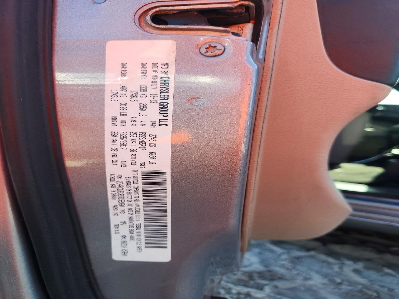2014 Chrysler Town & Country Touring Серебряный vin: 2C4RC1BG3ER159980