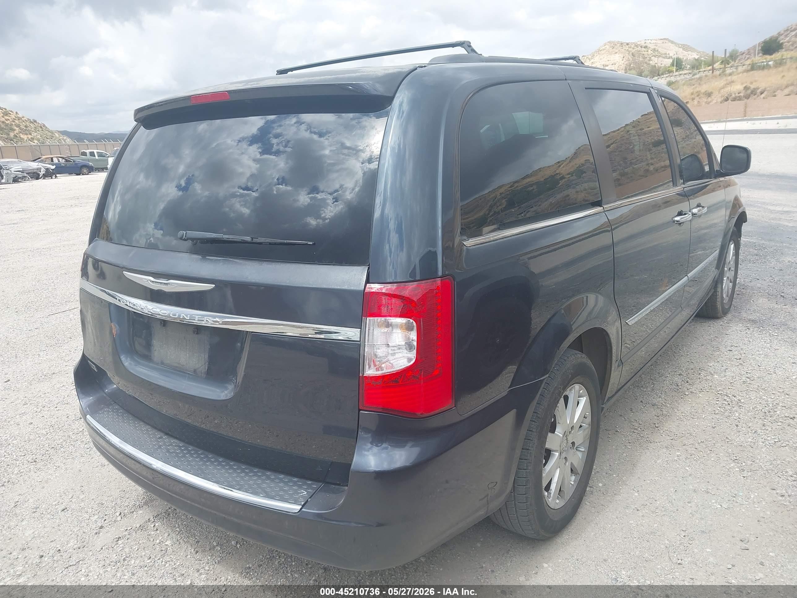2014 Chrysler Town & Country Touring Gray vin: 2C4RC1BG3ER203654