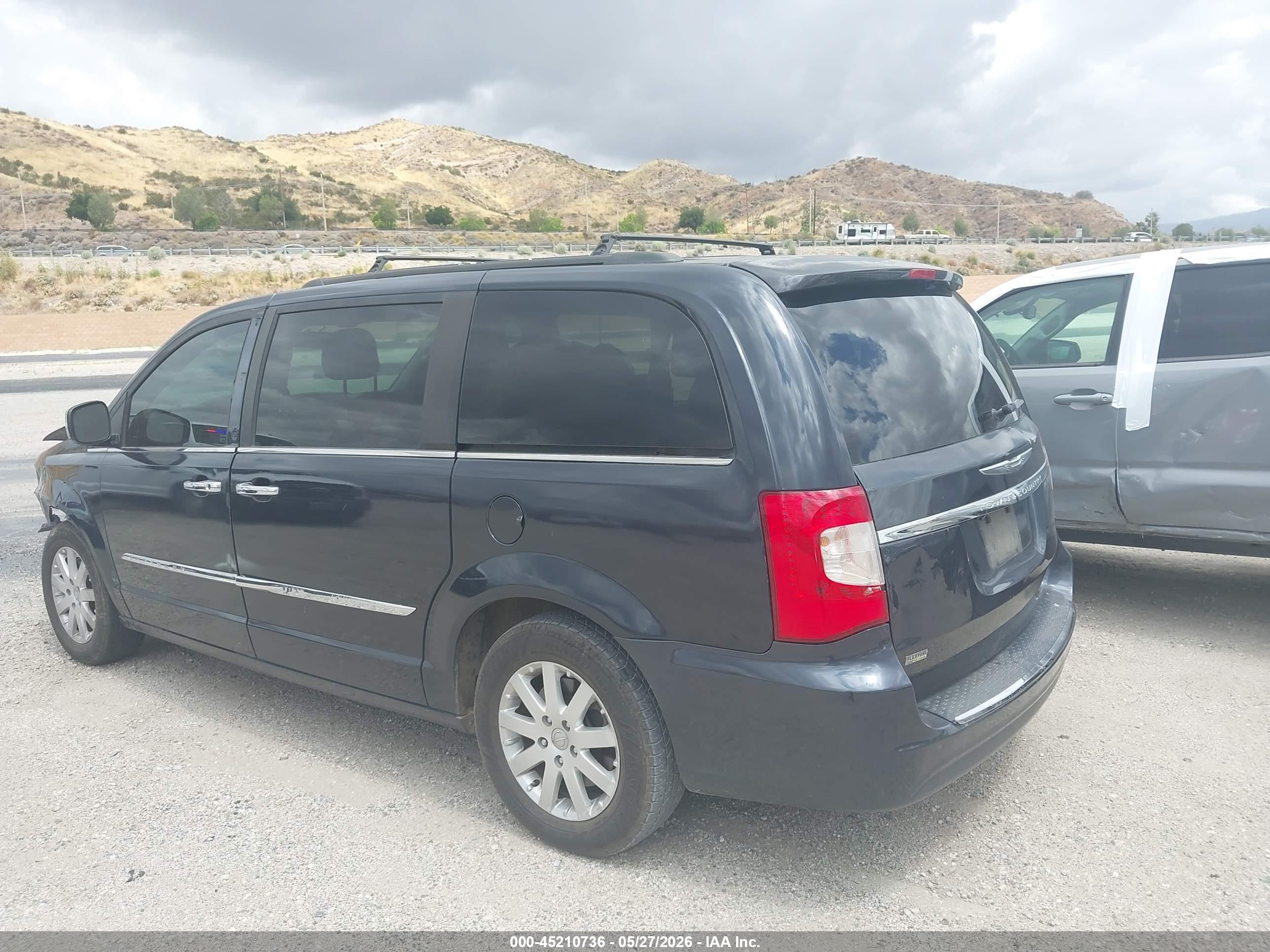 2014 Chrysler Town & Country Touring Gray vin: 2C4RC1BG3ER203654