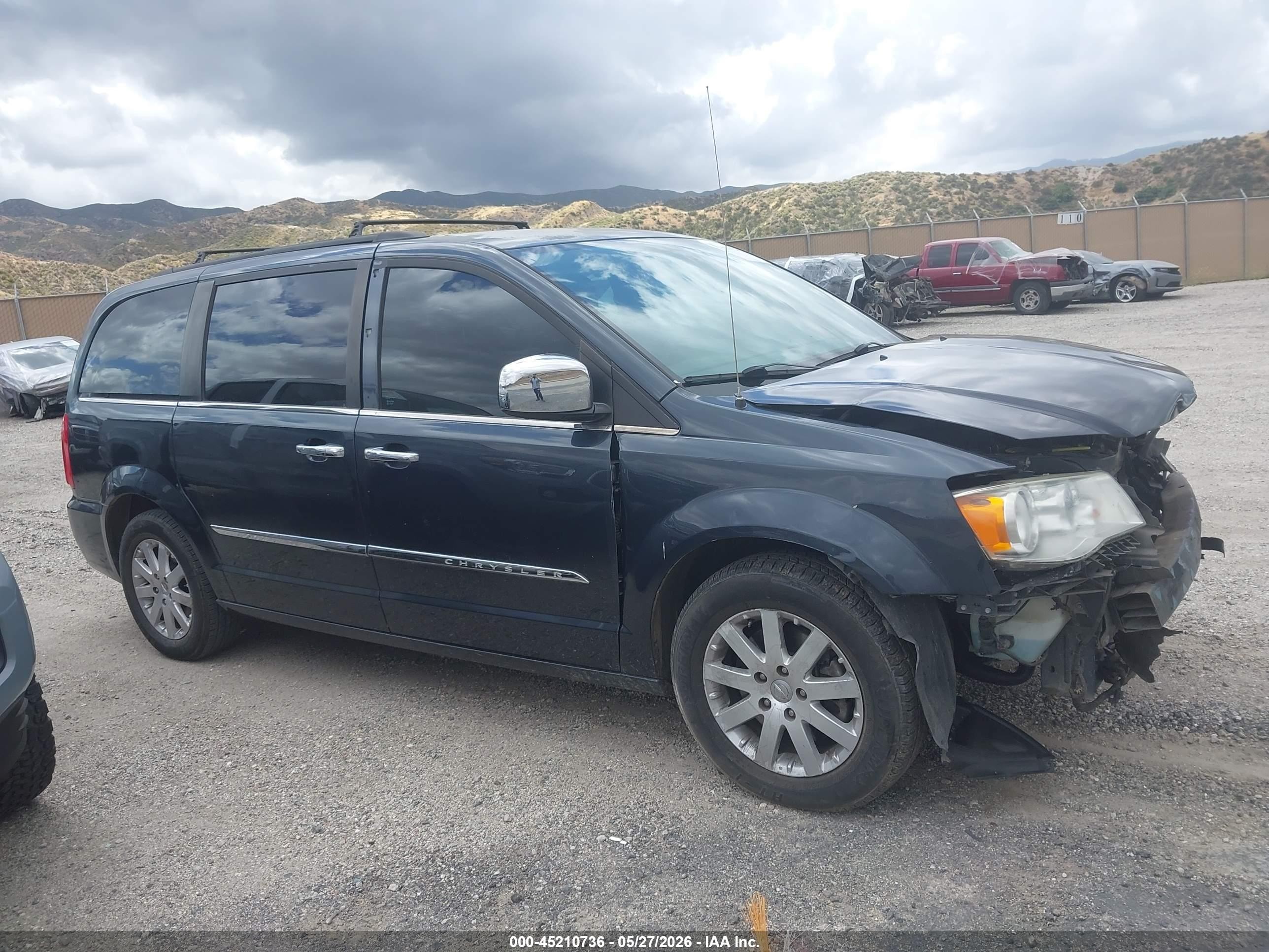 2014 Chrysler Town & Country Touring Gray vin: 2C4RC1BG3ER203654
