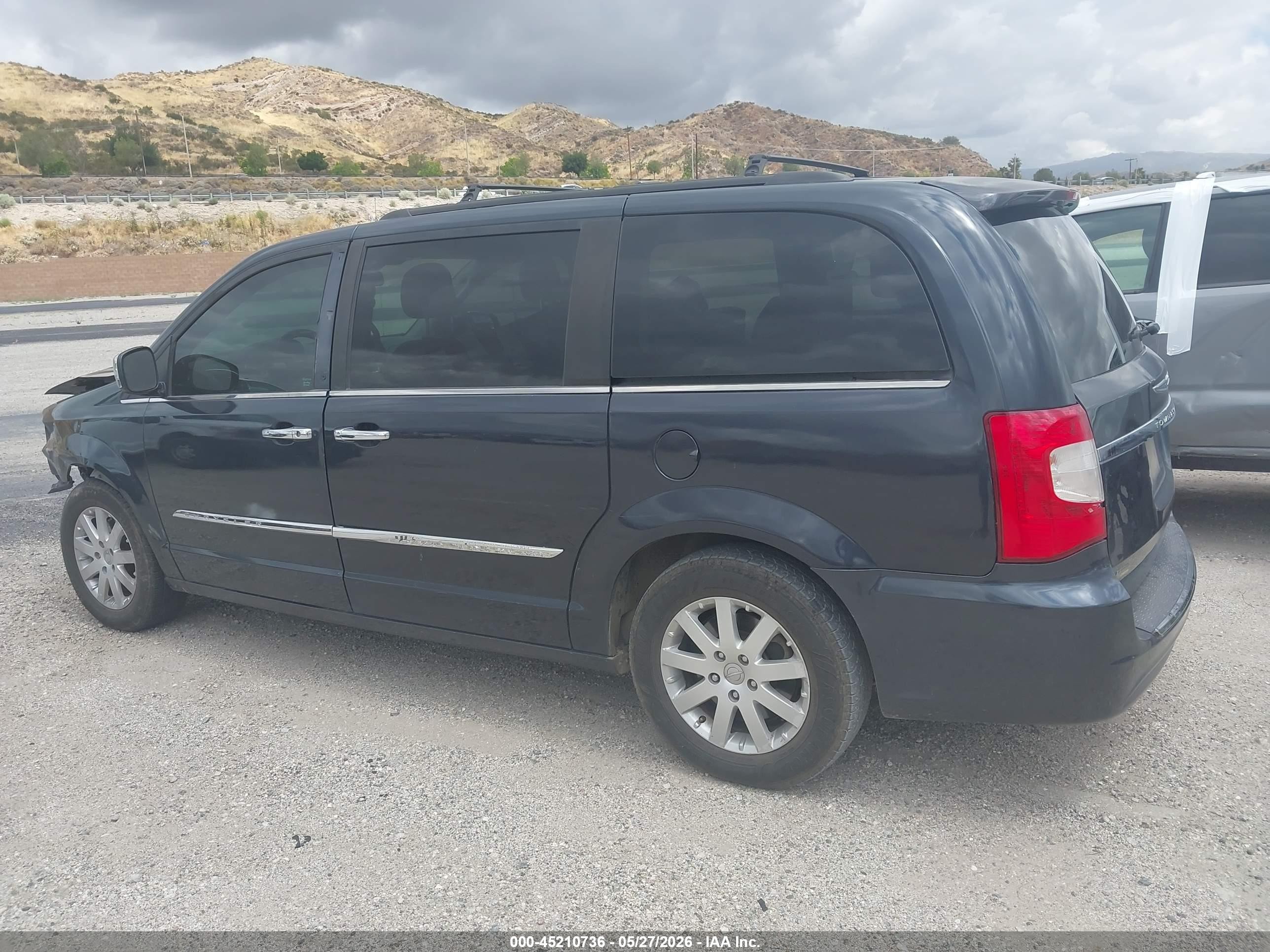 2014 Chrysler Town & Country Touring Gray vin: 2C4RC1BG3ER203654