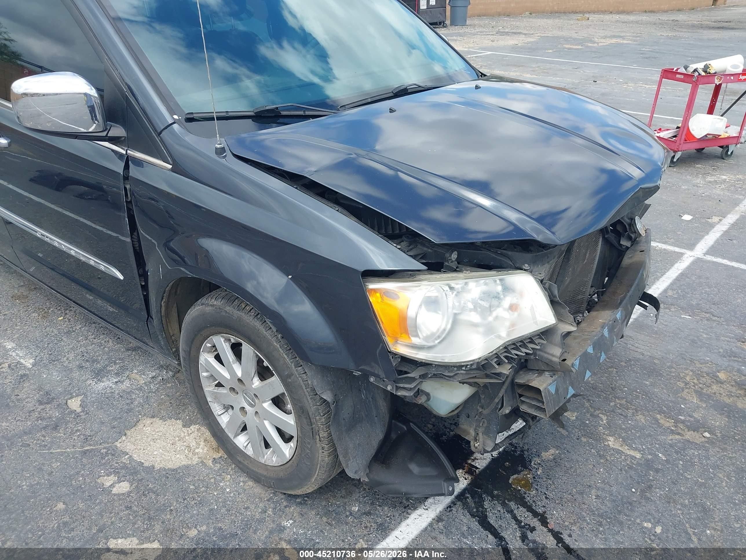 2014 Chrysler Town & Country Touring Gray vin: 2C4RC1BG3ER203654