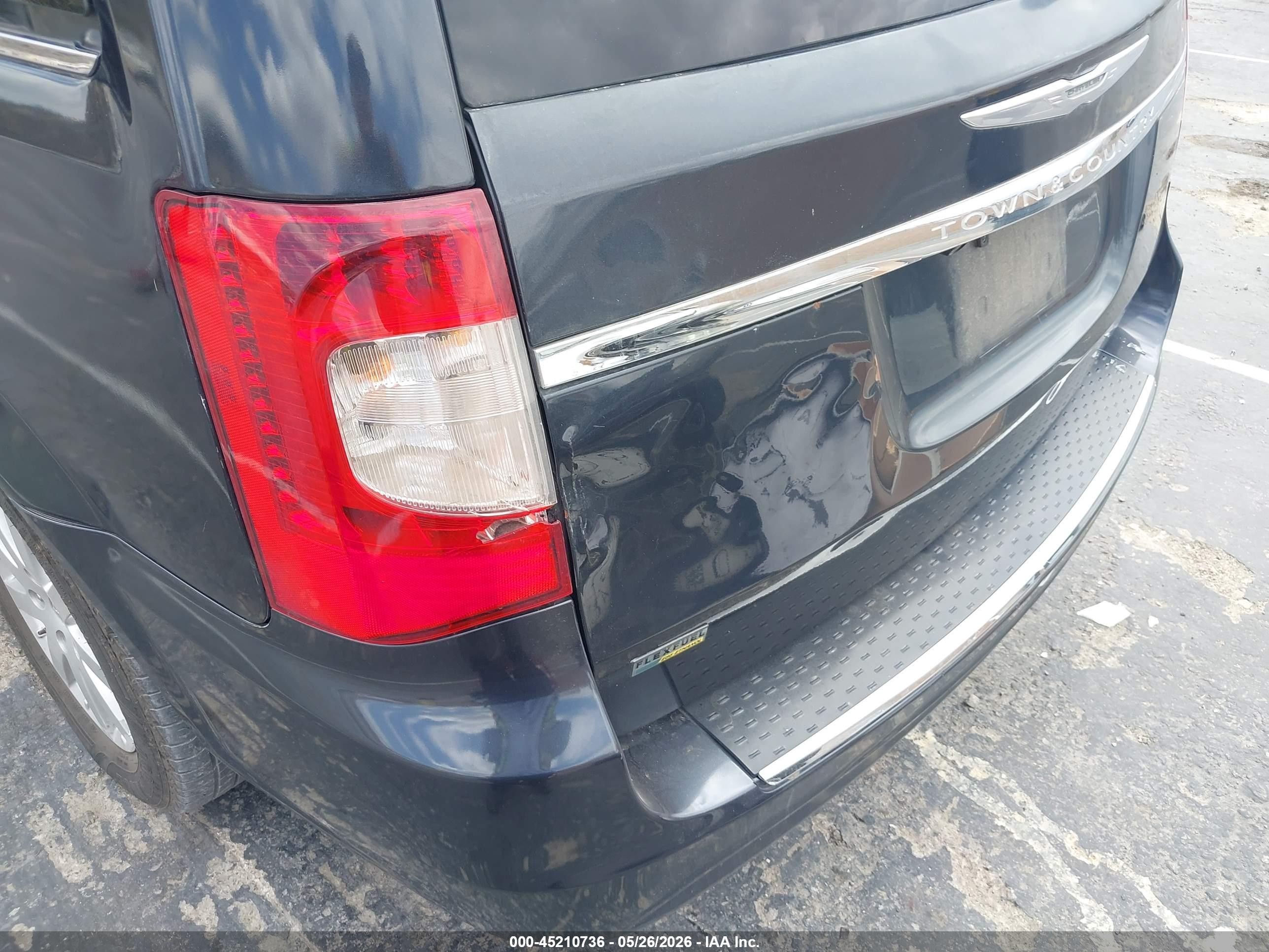 2014 Chrysler Town & Country Touring Gray vin: 2C4RC1BG3ER203654