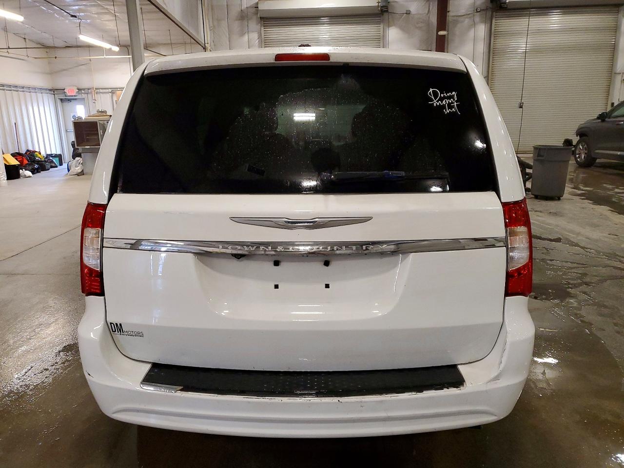 2014 Chrysler Town & Country Touring Белый vin: 2C4RC1BG3ER220812