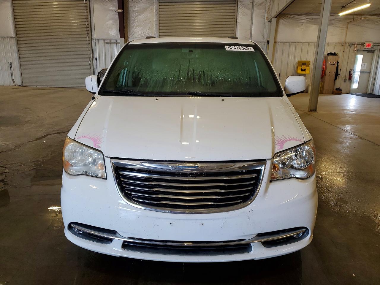 2014 Chrysler Town & Country Touring Белый vin: 2C4RC1BG3ER220812