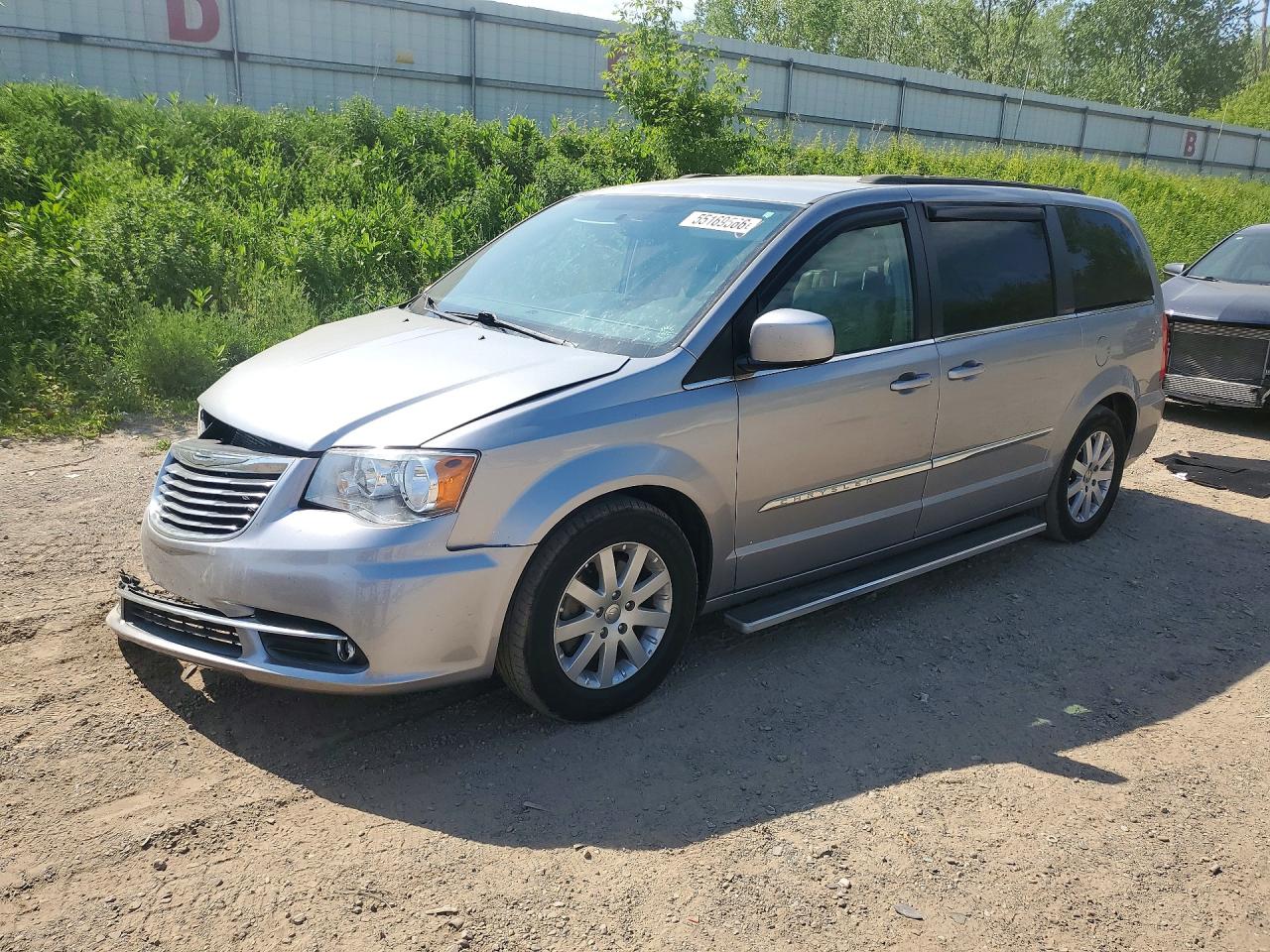 2014 Chrysler Town & Country Touring Gray vin: 2C4RC1BG3ER347169