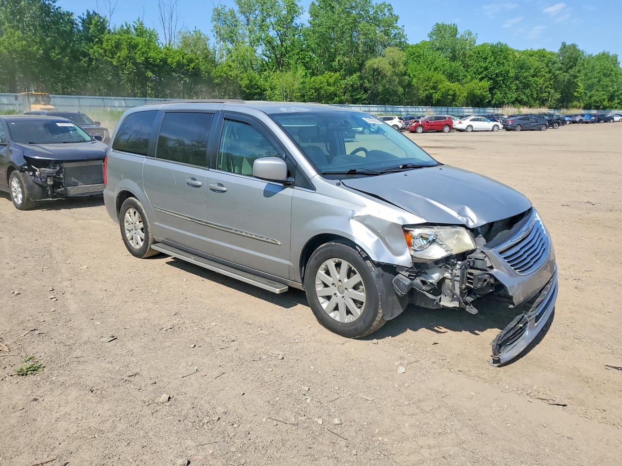2014 Chrysler Town & Country Touring Gray vin: 2C4RC1BG3ER347169