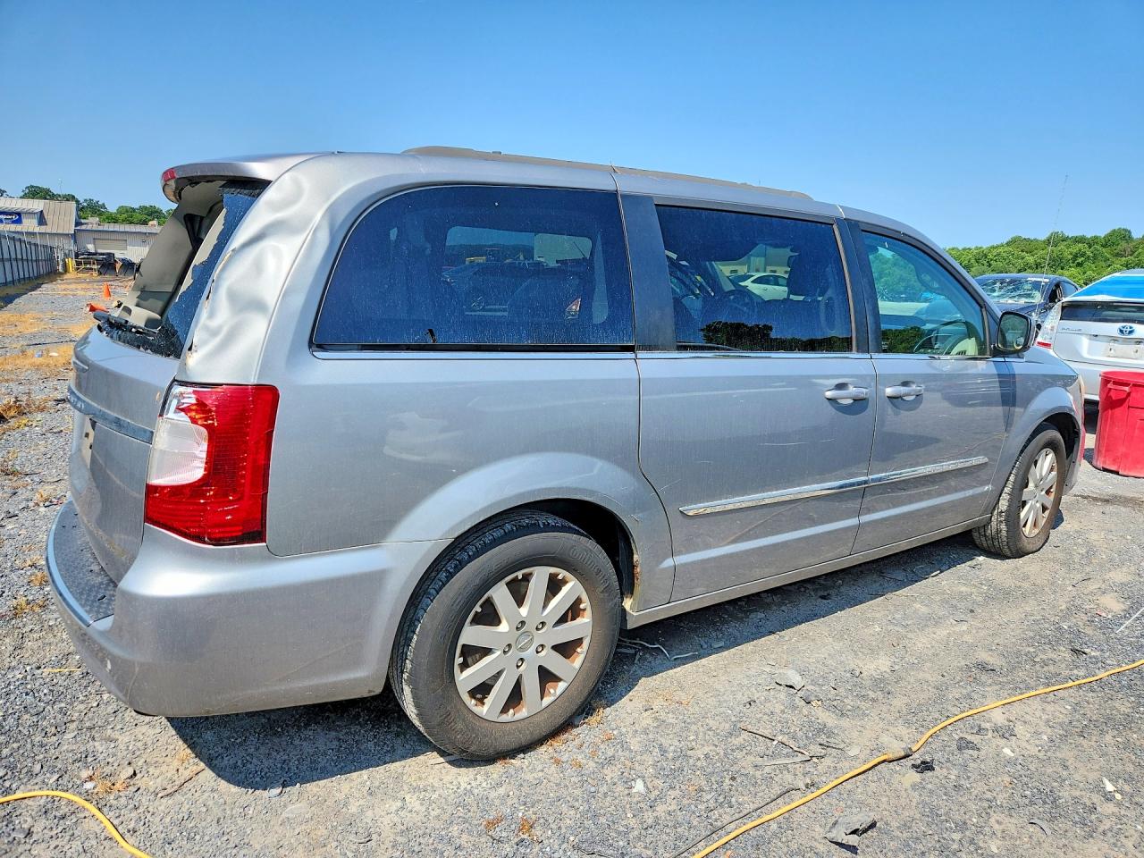 2014 Chrysler Town & Country Touring Gray vin: 2C4RC1BG3ER437258