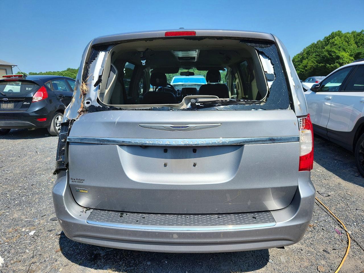 2014 Chrysler Town & Country Touring Gray vin: 2C4RC1BG3ER437258