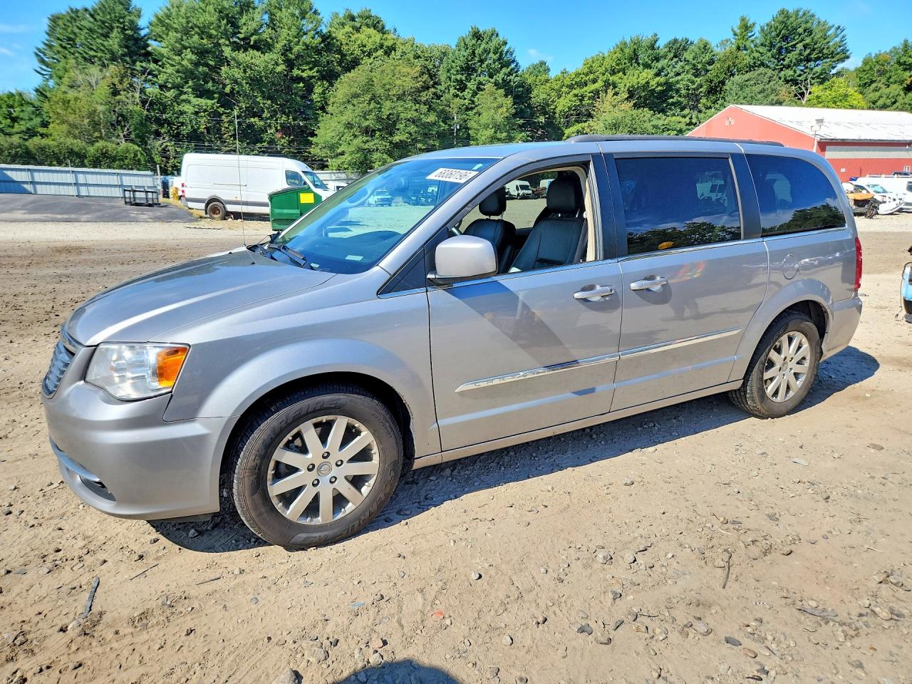 2014 Chrysler Town & Country Touring Silver vin: 2C4RC1BG3ER444534