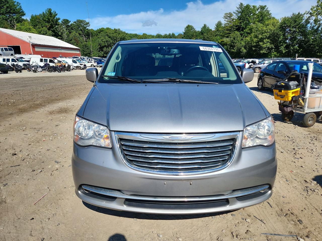 2014 Chrysler Town & Country Touring Silver vin: 2C4RC1BG3ER444534