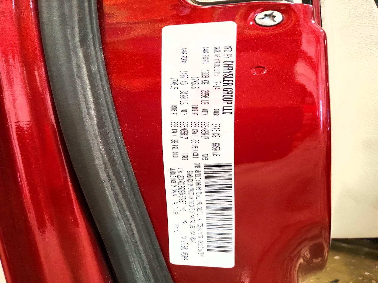 2014 Chrysler Town & Country Touring Red vin: 2C4RC1BG3ER467067