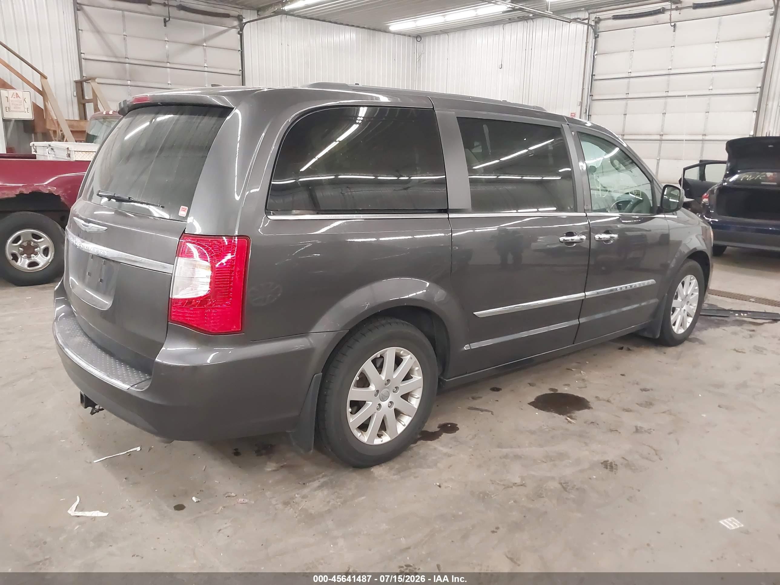 2015 Chrysler Town & Country Touring Gray vin: 2C4RC1BG3FR505835