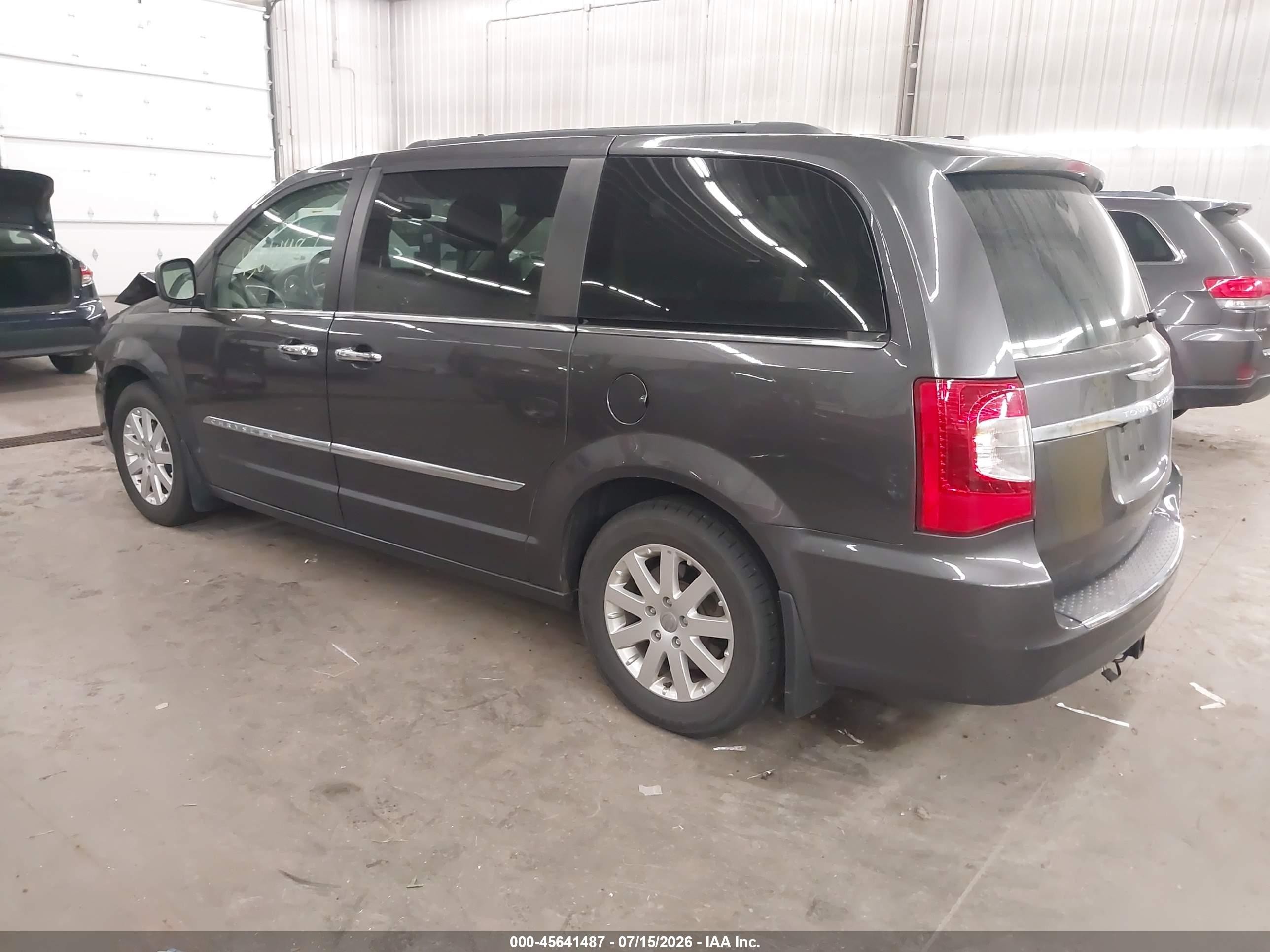 2015 Chrysler Town & Country Touring Gray vin: 2C4RC1BG3FR505835