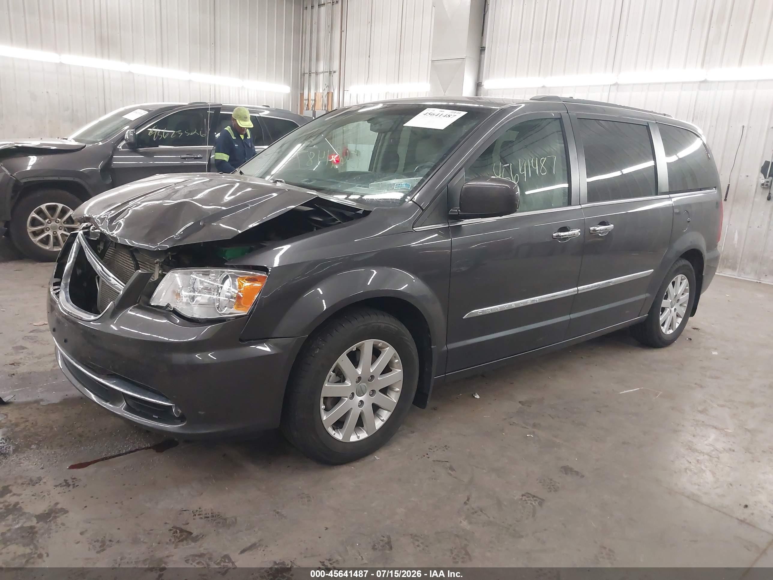 2015 Chrysler Town & Country Touring Gray vin: 2C4RC1BG3FR505835