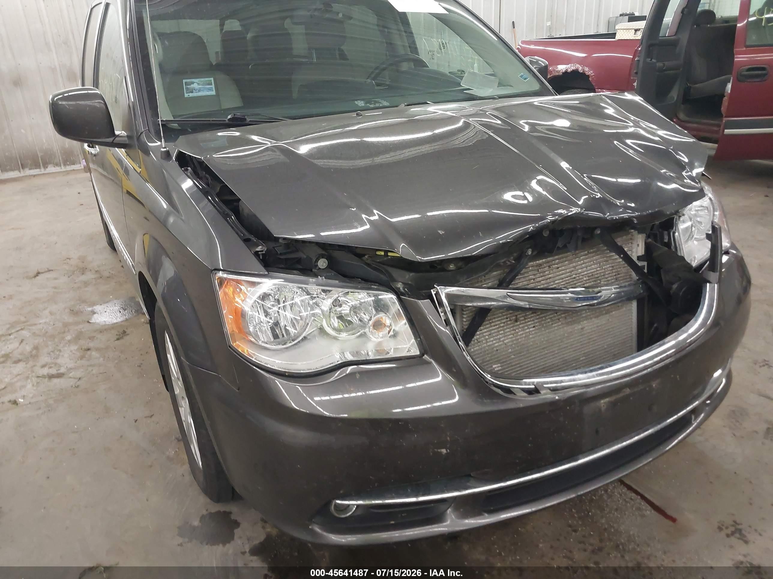2015 Chrysler Town & Country Touring Gray vin: 2C4RC1BG3FR505835