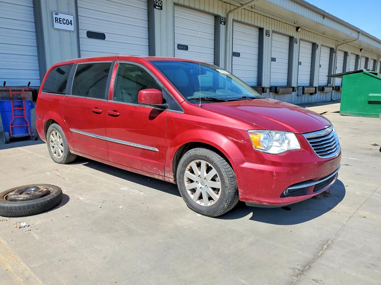 2015 Chrysler Town & Country Touri Красный vin: 2C4RC1BG3FR561581