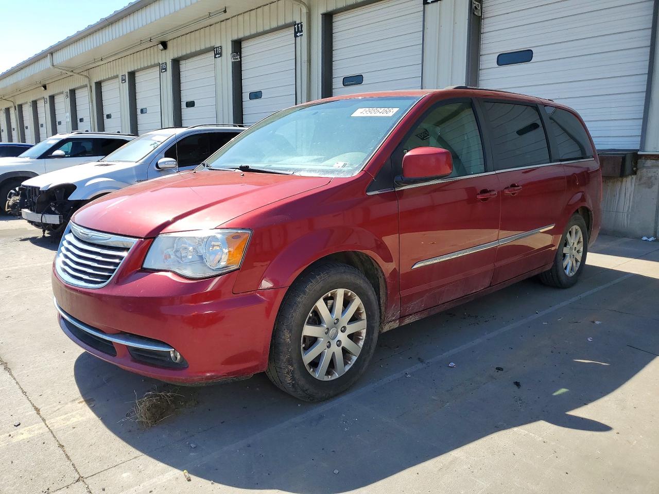 2015 Chrysler Town & Country Touri Красный vin: 2C4RC1BG3FR561581