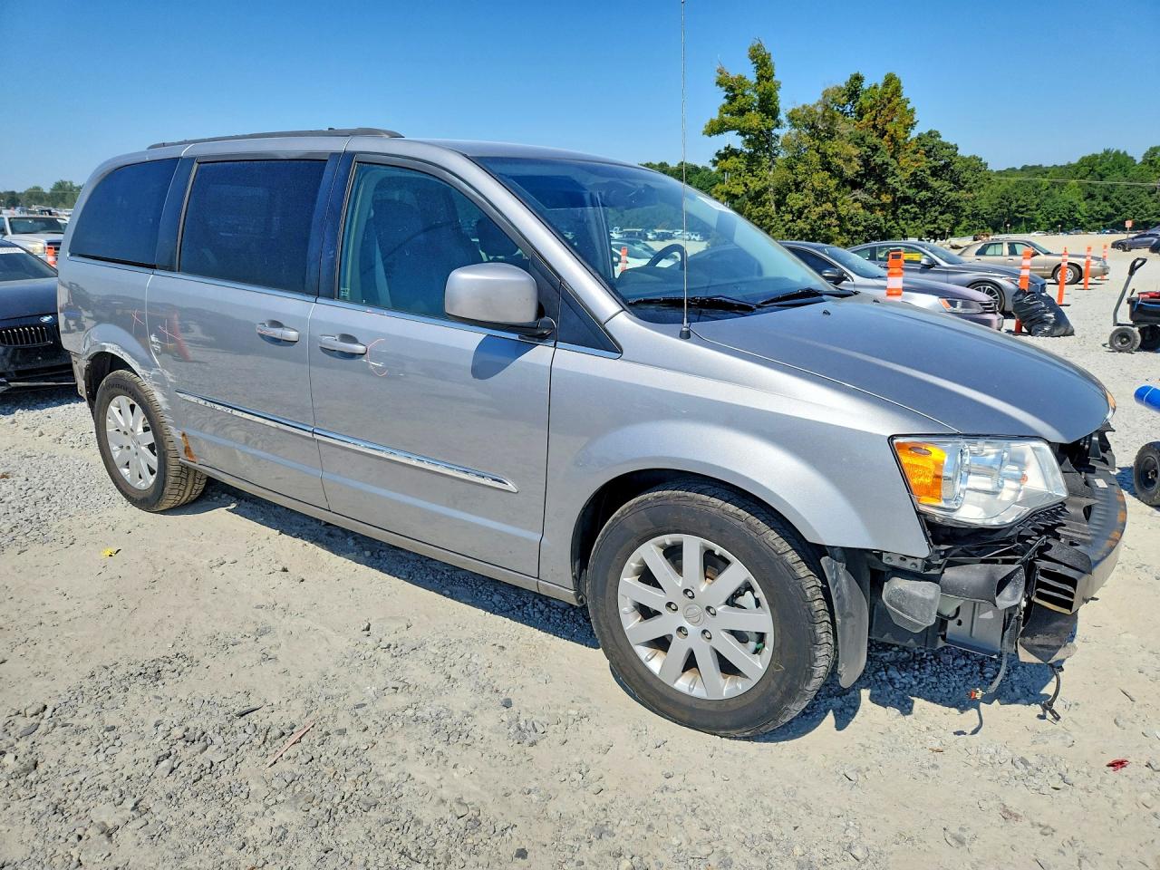 2015 Chrysler Town & Country Touring Серый vin: 2C4RC1BG3FR577036