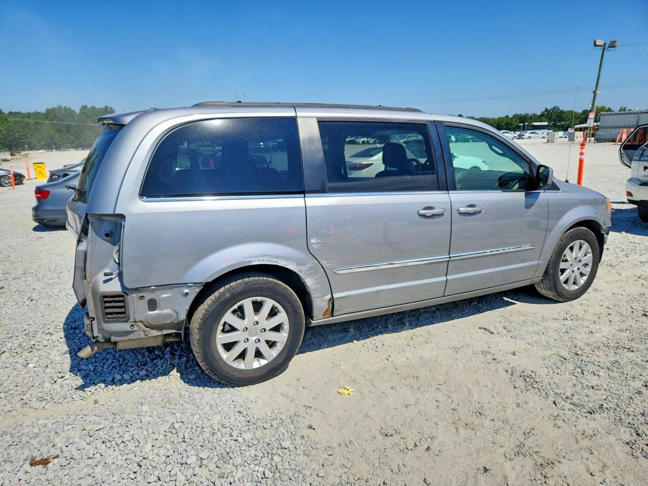 2015 Chrysler Town & Country Touring Серый vin: 2C4RC1BG3FR577036