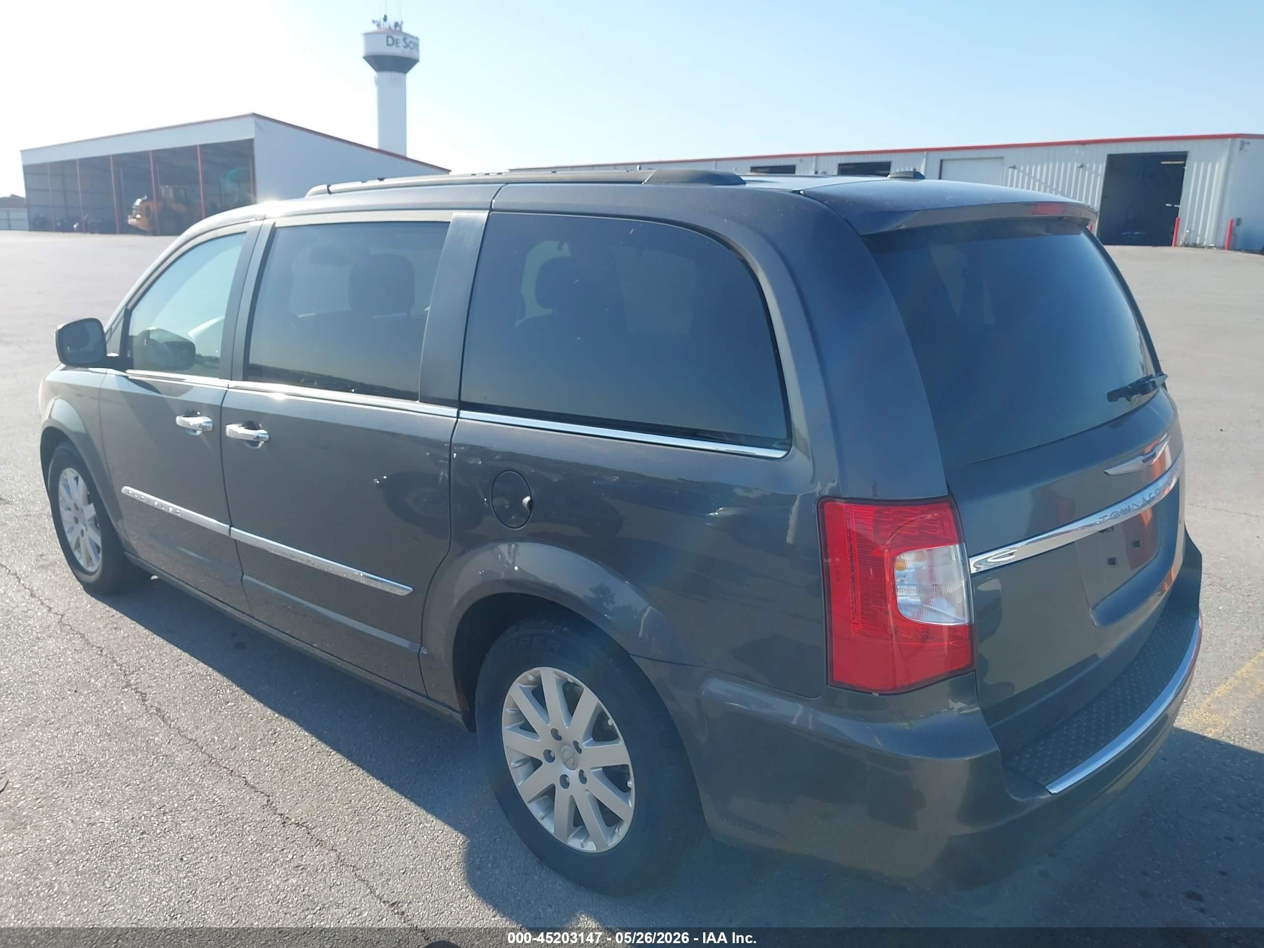 2016 Chrysler Town & Country Touring Gray vin: 2C4RC1BG3GR127341