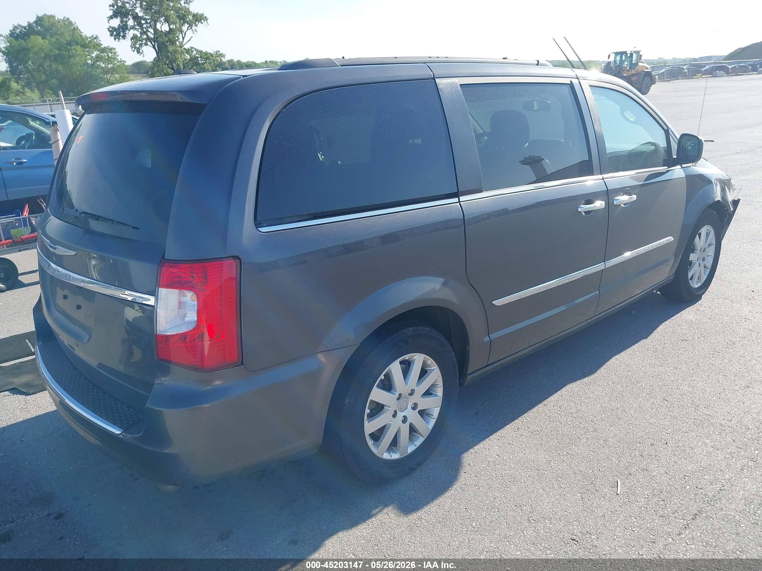2016 Chrysler Town & Country Touring Gray vin: 2C4RC1BG3GR127341