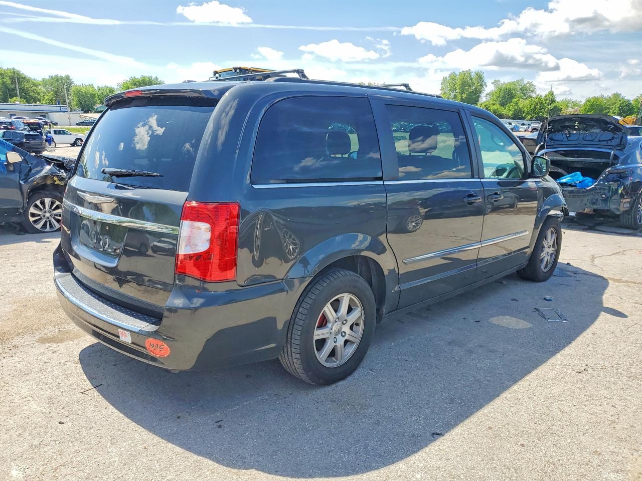 2012 Chrysler Town & Country Touring Gray vin: 2C4RC1BG4CR159189