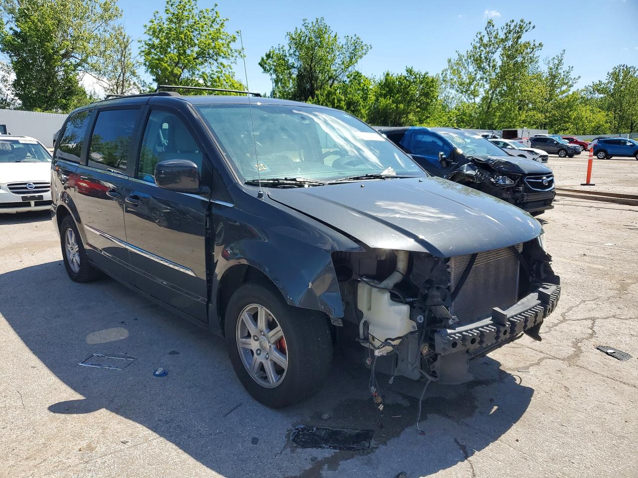 2012 Chrysler Town & Country Touring Gray vin: 2C4RC1BG4CR159189