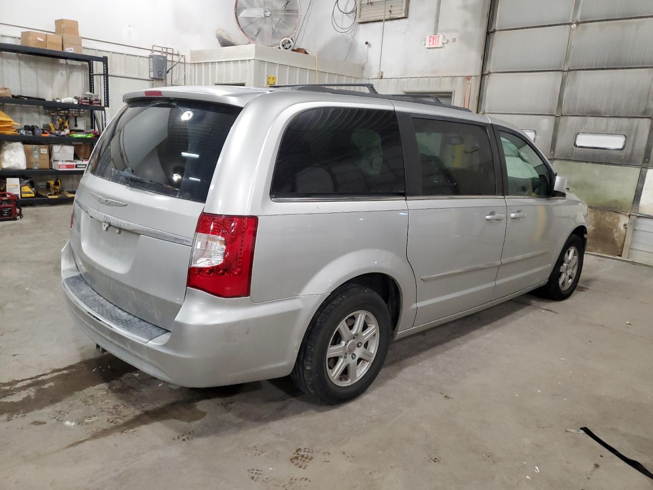 2012 Chrysler Town & Country Touring Silver vin: 2C4RC1BG4CR381859
