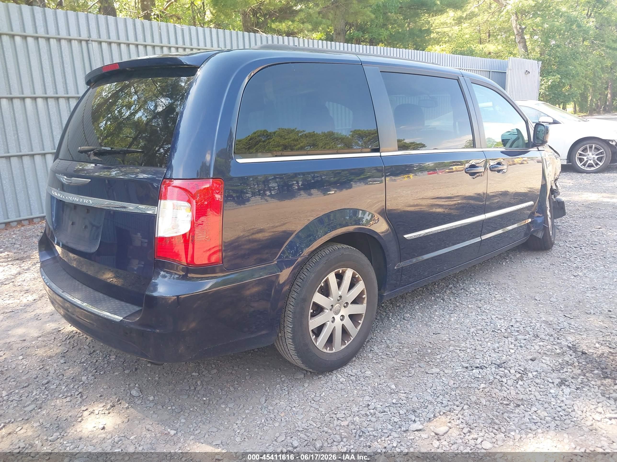2013 Chrysler Town & Country Touring Синий vin: 2C4RC1BG4DR649214