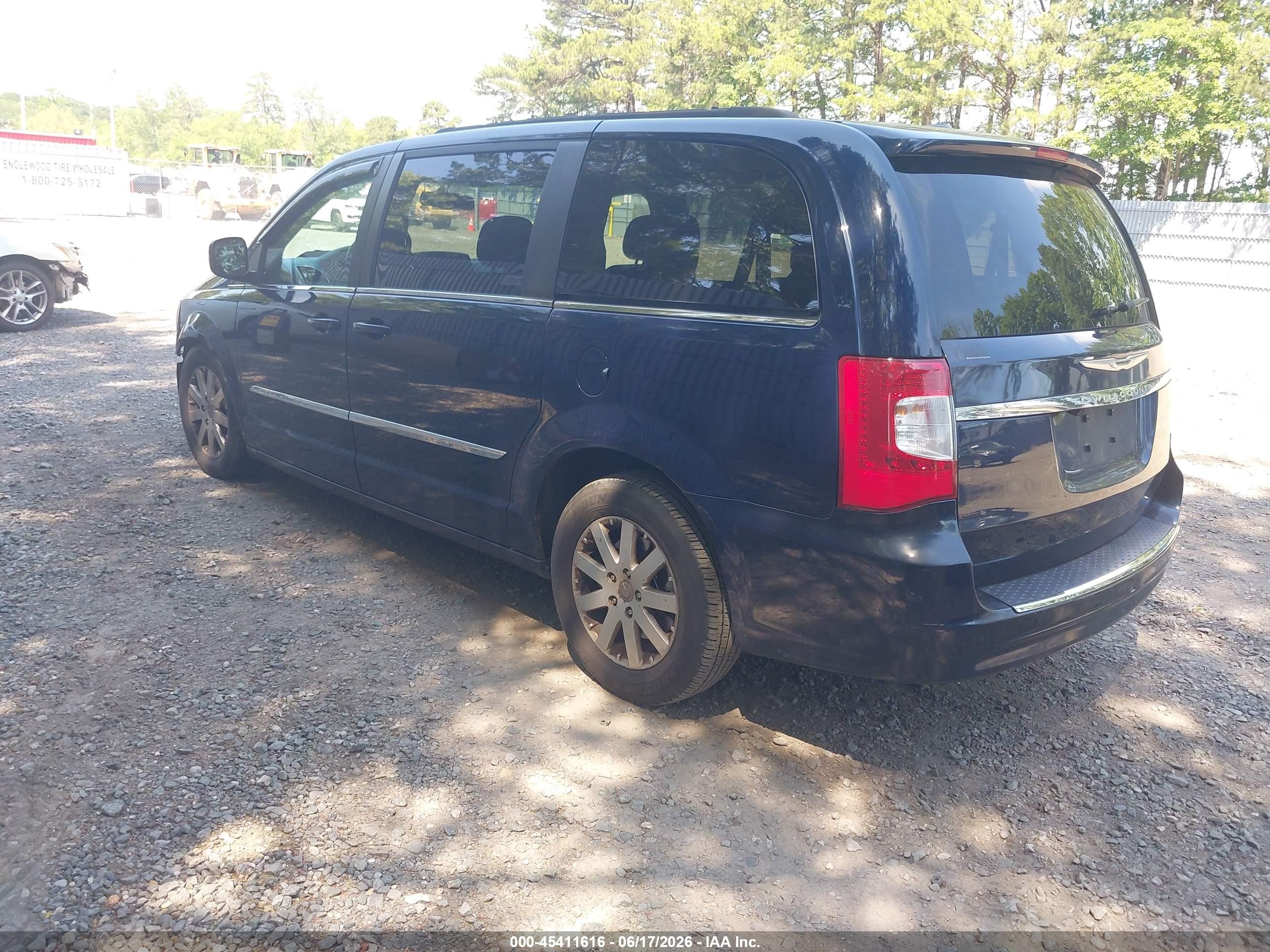2013 Chrysler Town & Country Touring Синий vin: 2C4RC1BG4DR649214