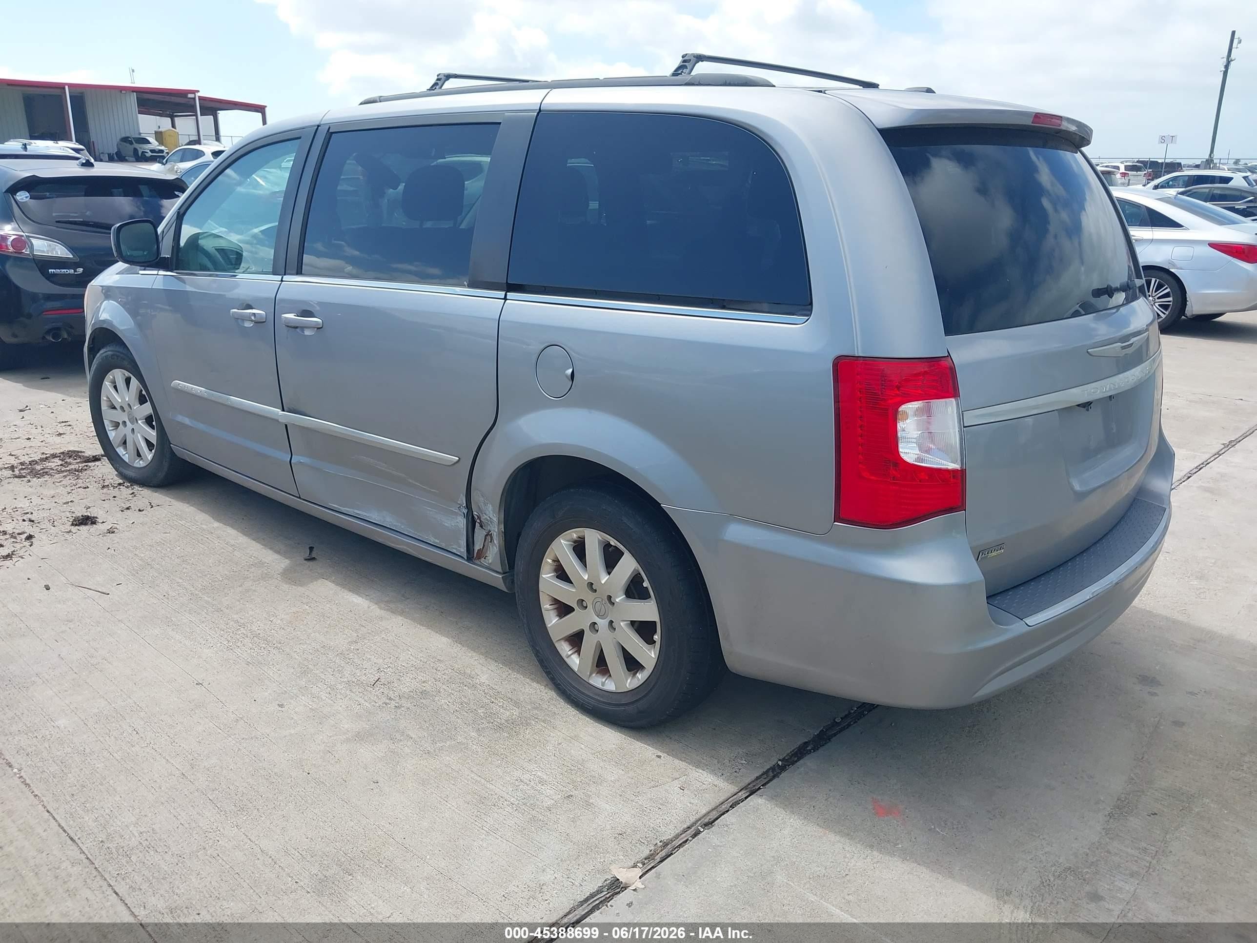 2013 Chrysler Town & Country Touring Gray vin: 2C4RC1BG4DR697070