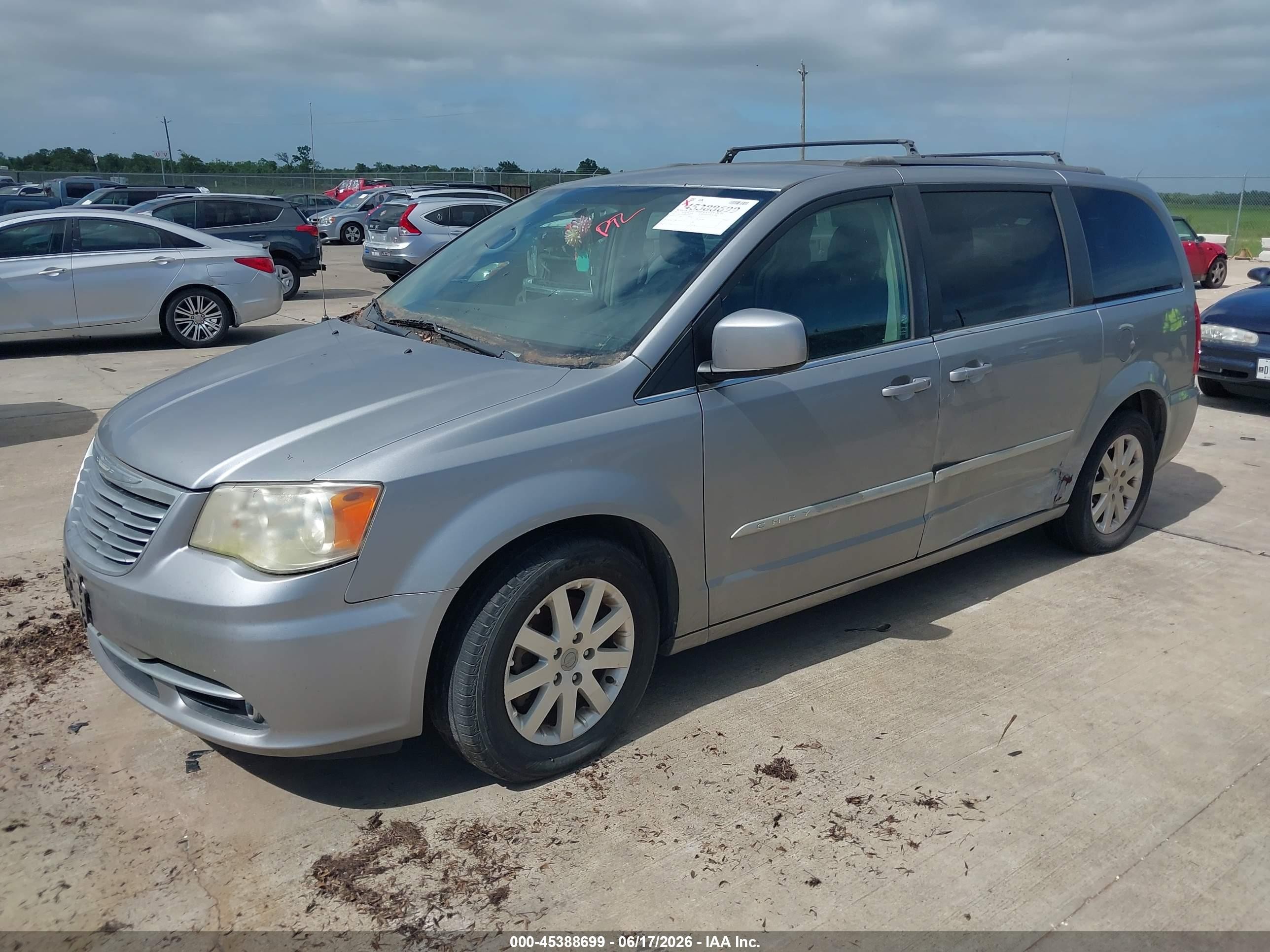 2013 Chrysler Town & Country Touring Gray vin: 2C4RC1BG4DR697070