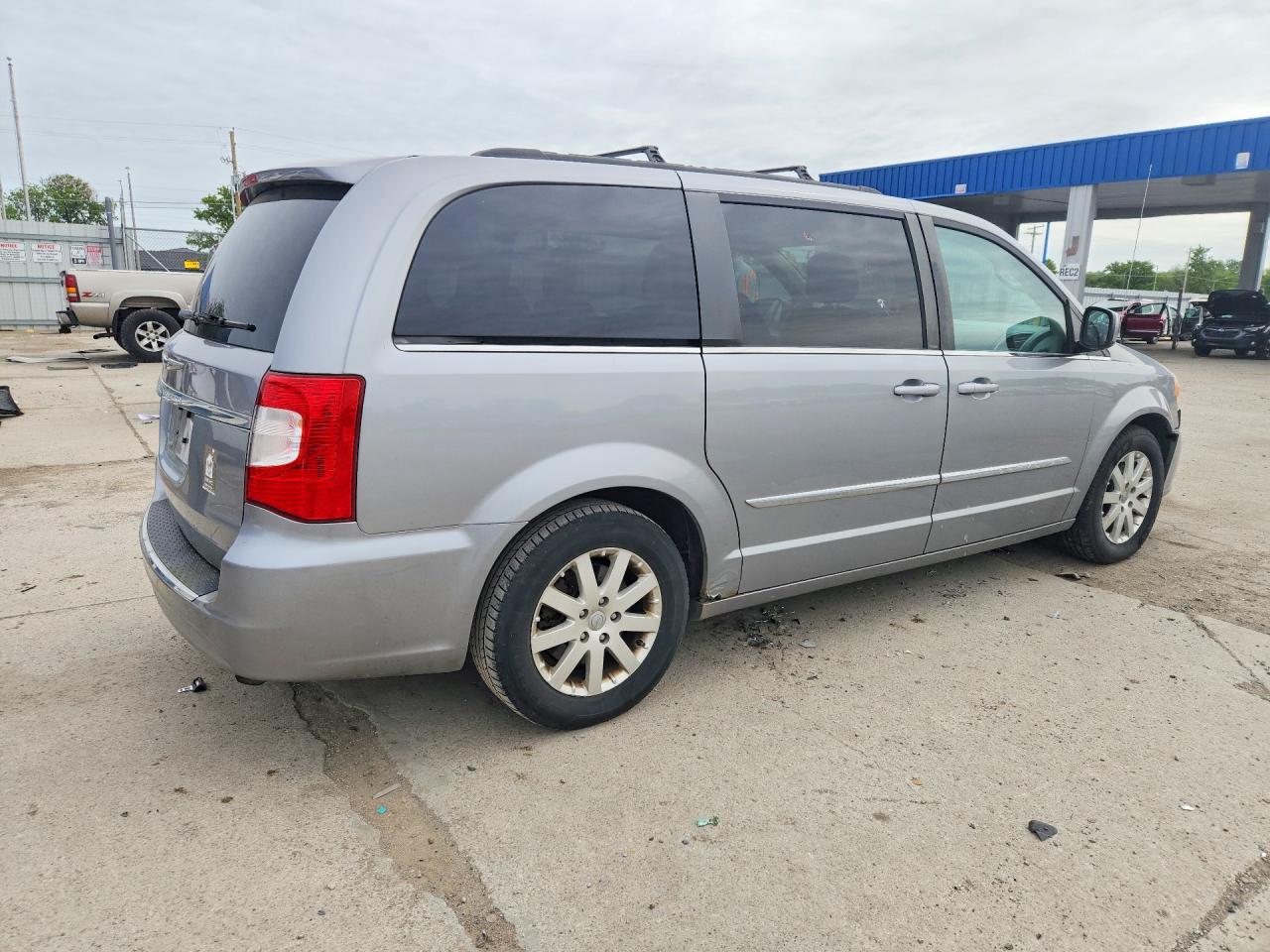 2013 Chrysler Town & Country Touring Silver vin: 2C4RC1BG4DR727216