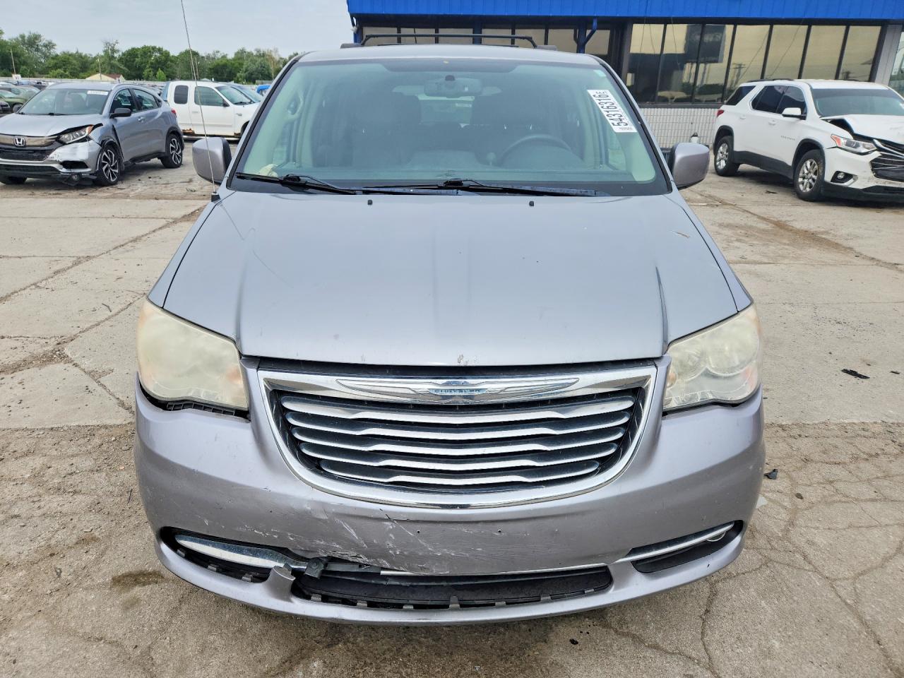 2013 Chrysler Town & Country Touring Silver vin: 2C4RC1BG4DR727216